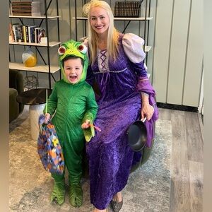 Disney Purple and Pink Dress with Gold Accents